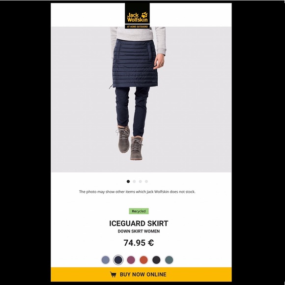 ❌Jack Wolfskin Iceguard Down Winter Hiking Skirt❌ - Picture 6 of 6